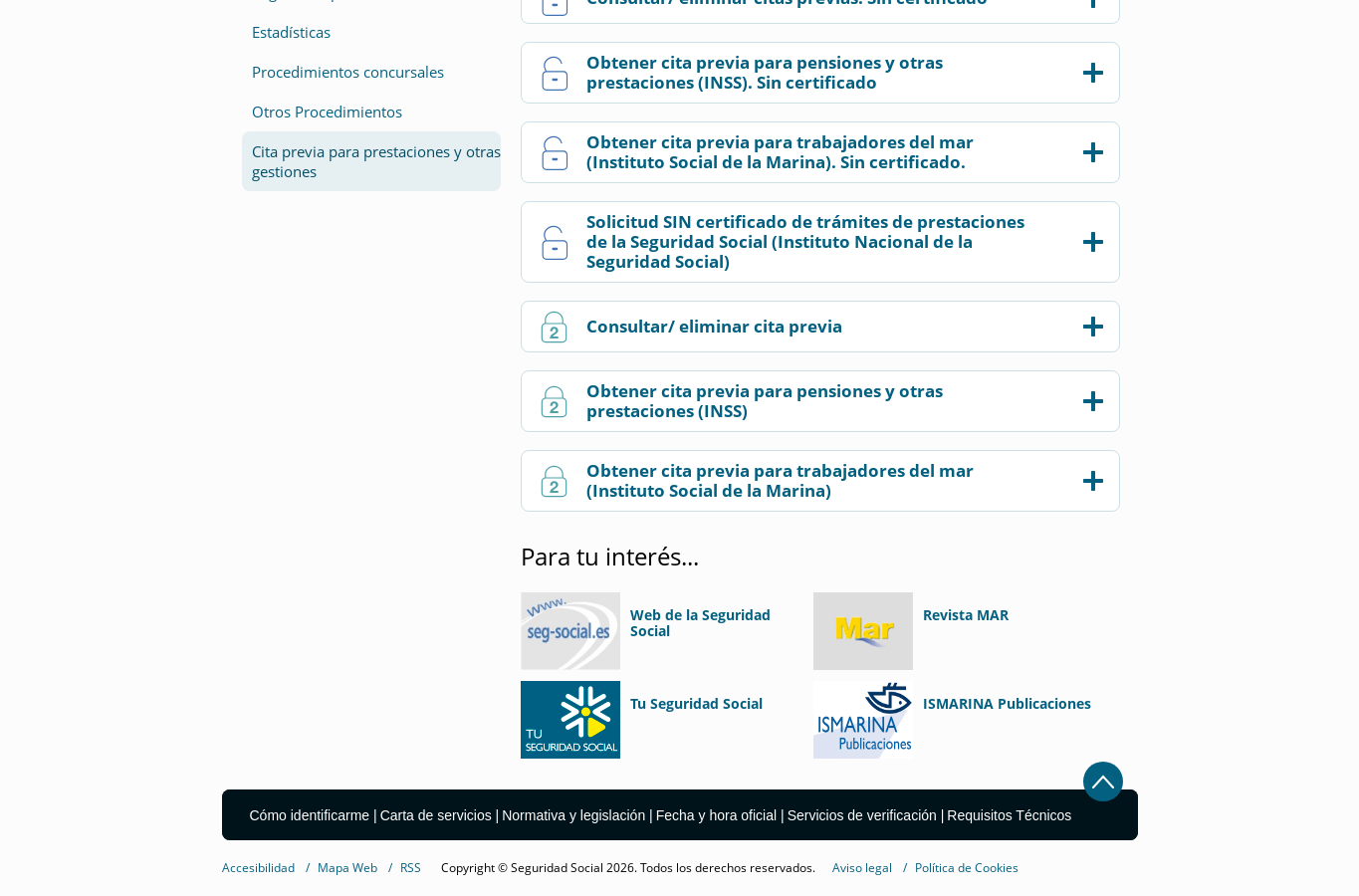 Paso 4: información oficial del servicio antes de confirmar la gestión.